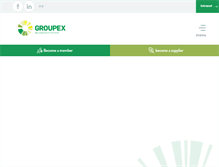 Tablet Screenshot of groupex.coop
